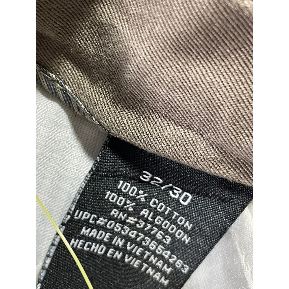 Perry Ellis Portfolio Dress Pants Mens 32x30 Brown Flat Front No Iron Cotton - Picture 3 of 11